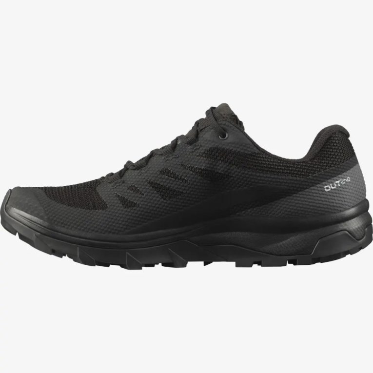 Salomon Outline GTX Men's Hiking Shoes Black | CA 19M78